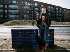 Troels Schultz Larsen fotograferet ved Mjølnerparken