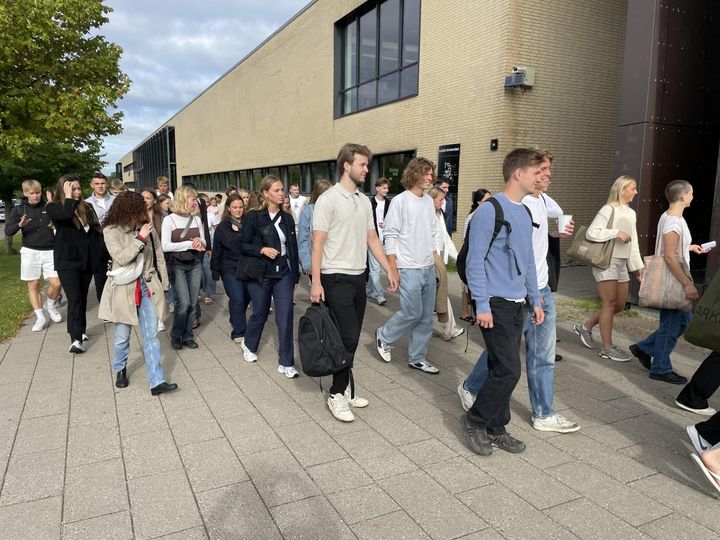 Studiestart på Roskilde Universitet. Arkivfoto.