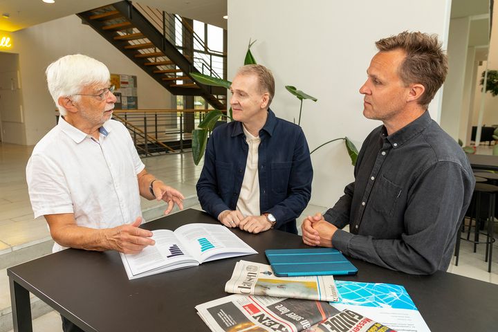 Kim Schrøder, Mark Blach-Ørsten, Mads Kæmsgaard Eberholst. Foto: Mads Folmer.