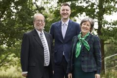 Fra venstre ses professor Sim B. Sitkin, professor Martyn Pickersgill og professor Emeritus Mary Daly.