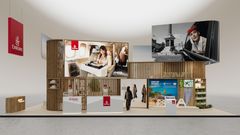 Emirates viser desuden frem sin bæredygtige designlinje Aircrafted by Emirates, hvor dele fra tidligere flydele får nyt liv som funktionelle og håndlavede produkter – fra værktøjsbælter til rejsetasker.