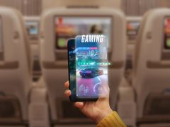 Mobilskærm, der viser Starlink til gaming.