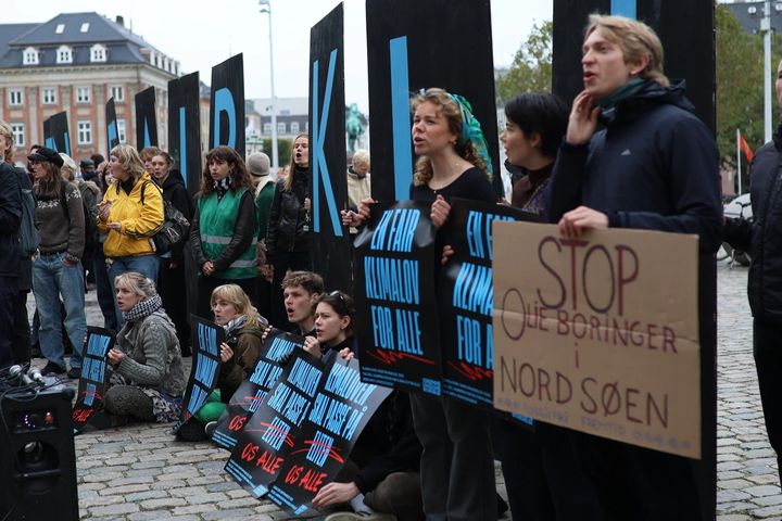 Demonstration til Folketingets åbning 2025.