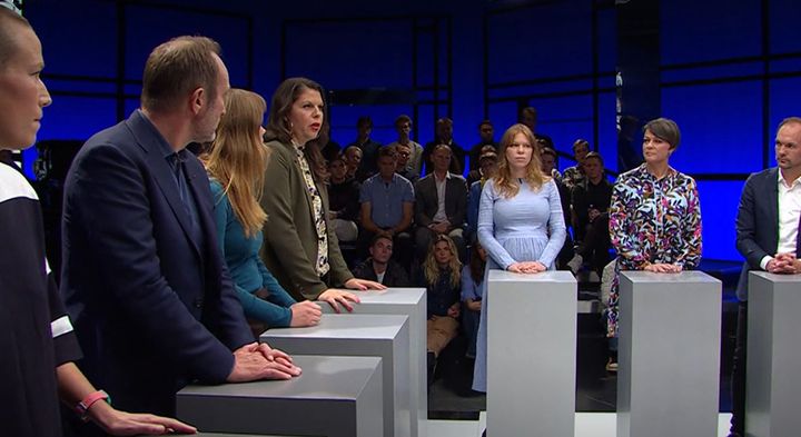 ”Vi skal turde satse på ny banebrydende teknologi” lyder det fra politikerne, når de i stedet burde tage politisk ansvar for den grønne omstilling. Foto fra Debatten på DR2