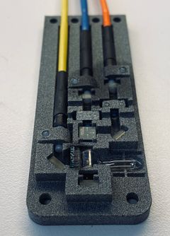 The MRI sensor or magnetometer uses laserlight and gas to measure magnetic fields. Photo: University of Copenhagen