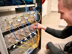 The prototype is operational at Hvidovre Hospital, where it will be finetuned after collecting data from tests. Photo: University of Copenhagen.