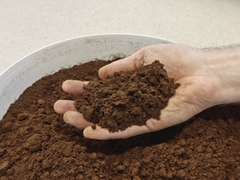 Lignin på pulverform som det kommer fra papirmøllerne.