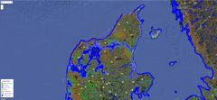 The wetland map shows six types of wetlands, each indicated by a different colour (image: screenshot of the map).