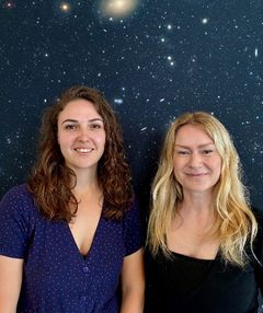 PhD student Julie Kiel Holm (left) and Associate Professor Sarah Pearson (right).