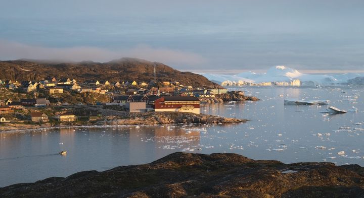 Ilulissat på den grønlandske vestkyst. Foto: Kelton Minor
