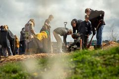 Foto fra mikroskov-plantning i Middelfart, forår 2024