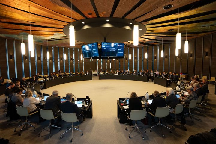 Billede fra et møde i regionsrådssalen