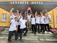 Der var god stemning og højt humør i forbindelse med overrækkelsen af de to Michelin-stjerner til Restaurant Jordnær i Gentofte.
