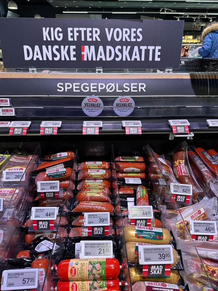 Kunderne er glade for Danske Madskatte i MENY, hvor salget af de danske varer er steget med 15 procent.