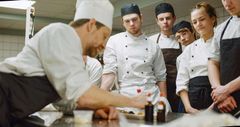 Miljøbillede fra Hotel- og Restaurantskolen i Valby