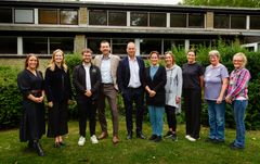 For nylig besøgte en større delegation fra Dagrofa/Dagrofa Foodservice den Madoase i Glostrup, hvorfra at frivillige fra Stop Spild Lokalt uddeler overskudsvarer fra erhvervslivet.