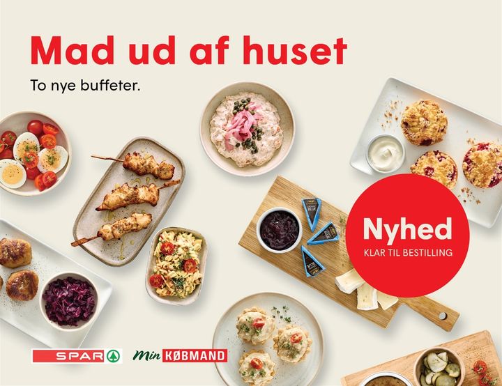 SPAR og Min Købmand introducerer buffetter, som kunderne kan bestille hjem til gæster.