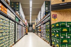 Cash & Carry-butikken er tidligere i år blevet moderniseret.