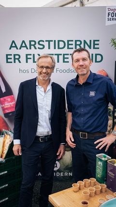Tomas Pietrangeli (koncernchef i Dagrofa) & Michael Christensen (adm. direktør i Dagrofa Foodservice).