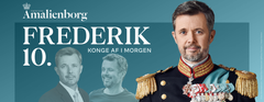 Kongeparret deltager i åbning af udstillingen "Frederik 10.- Konge af i morgen"  på Amalienborgmuseet.