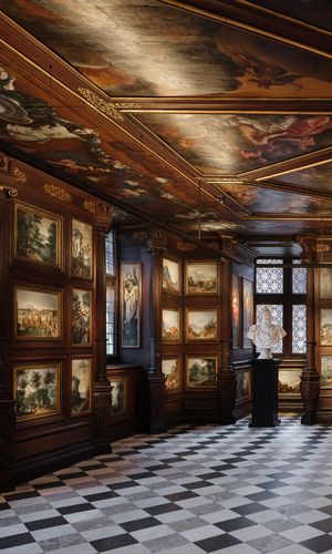 Den nyrestaurerede vinterstue på Rosenborg Slot, 2026.