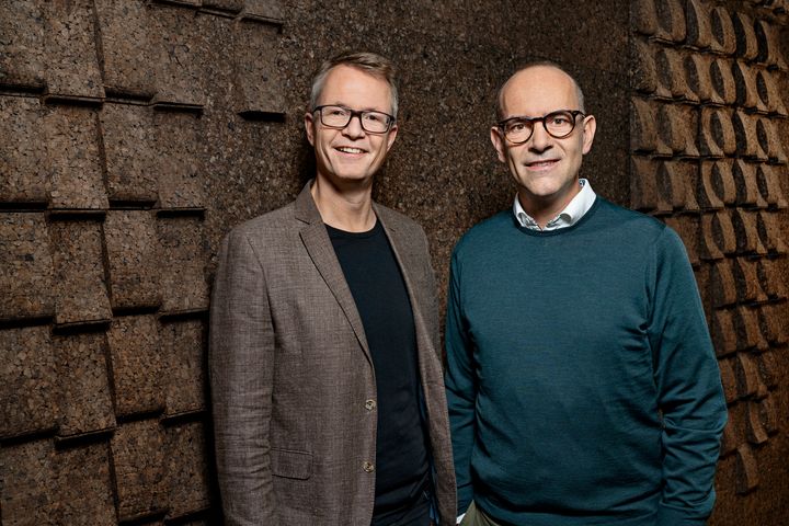 Morten Felsvang, CEO, og Frederik Schouboe, Chief Vision Officer, har rejst 355 mio. kr., der skal investeres i Keepits fortsatte globale vækst og produktinnovation.