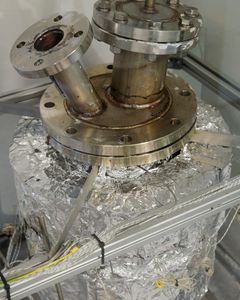 Nordic Salt Cycle's første prototype, der kører I laboratoriet.