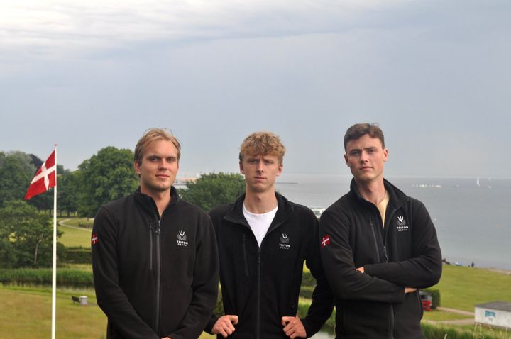 Triton Depth er stiftet af Markus Rytter, CTO (fra venstre), Frederik Himmer, COO, og Carl Borg, CEO.