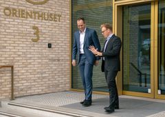 Mads Kaagaard (tv.), adm. direktør i Danica, og Peder Lundquist, adm. direktør i EIFO.
