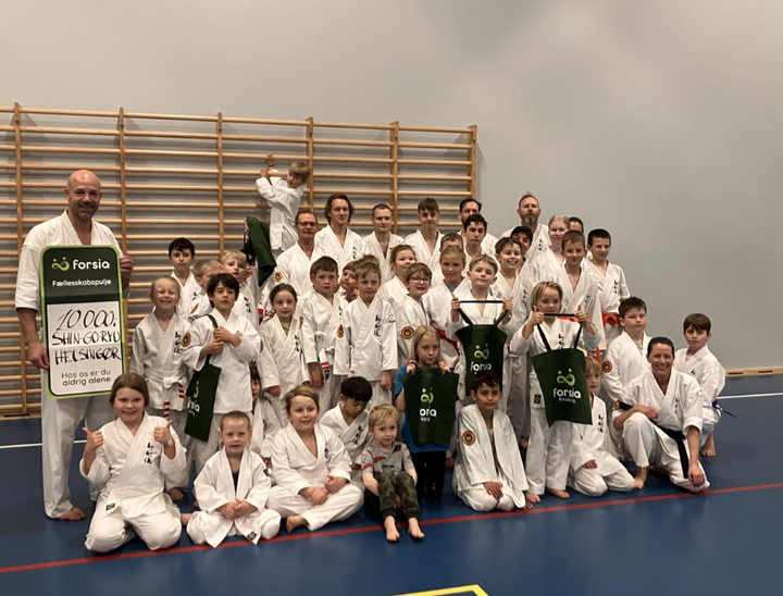 Shin-Go-Ryu Karateklub er glade for støtten fra Forsia Fællesskabspulje.