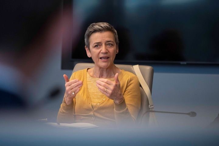 Portræt af Margrethe Vestager.