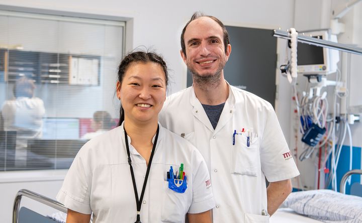 Sofie Bossen og Mikael Groth oplever at patienterne er meget tilfredse med den nye type forløb.