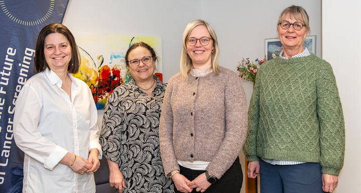 Berit Andersen og tre forskere fra UNICCA