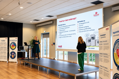 Anne Kruse og Helene Bundgaard fra Blodprøver og Biokemi holder oplæg.