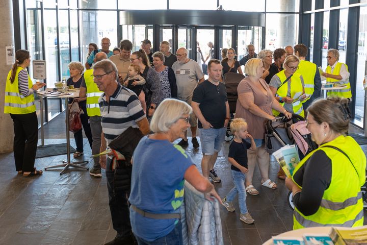 Mange valgte at lægge vejen forbi det nyåbnede hospital i Gødstrup ved Åbent Hospital 2022.