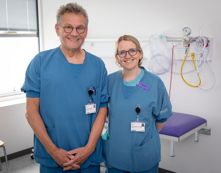 Cheflæge Carsten Byrjalsen og klinisk professor Anne Hammer, begge fra Kvindesygdomme og Fødsler, er hovedkræfterne bag den nye universitetsklinik.