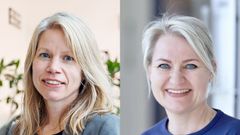 Forskningsleder Liv Marit Valen Schougaard fra AmbuFlex og forskningsleder Charlotte Graugaard-Jensen.