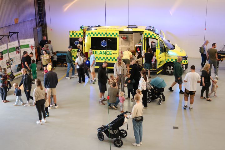 Igen i år kan du besøge to af Præhospitalets baser til Åbent Hospital. Foto: Præhospitalet, Region Midtjylland