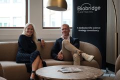 Camilla Harder Hartvig, bestyrelsesmedlem, og Nicolai Hesdorf, bestyrelsesformand