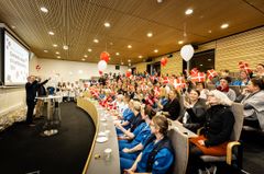Fejring af kåringen som Danmarks bedste hospital til kræftbehandling.