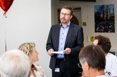 Hosptialsdirektør Thomas Balle Kristensen byder velkommen