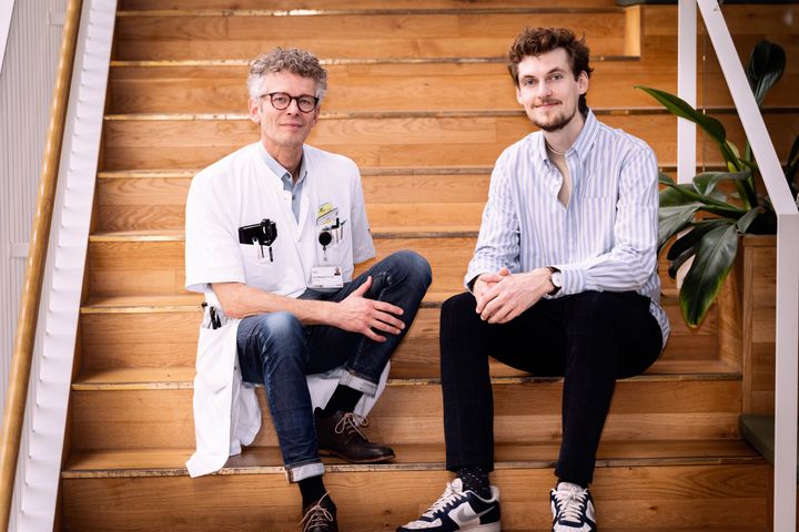 Billede af Jens Meldgaard Bruun (tv) og Frederik Kirkemann Jensen
