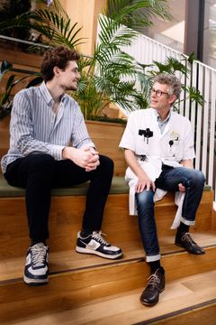 Billede af Frederik Kirkemann Jensen (tv) og Jens Meldgaard Bruun (th)