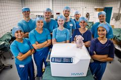 Forskningsgruppen i Aarhus var den første til at gennemføre vellykkede hjertetransplantationer på grise efter 24 timers opbevaring af hjertet i speciel kølemaskine efter donation fra både cirkulatorisk død donor (DCD) og fra hjernedød donor (DBD).