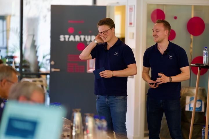 Karl Kristensen og Magnus Græsborg Frederiksen fra EVStinguish