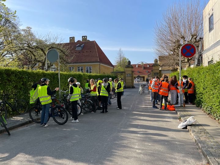Cyklistprøve for mellemtrinnet maj 2024 på Engelsborgskolen.
