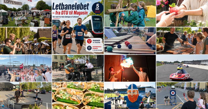 I Lyngby bliver Letbanen budt velkommen med en brev vifte af aktiviteter på åbningsdagen lørdag 22. august