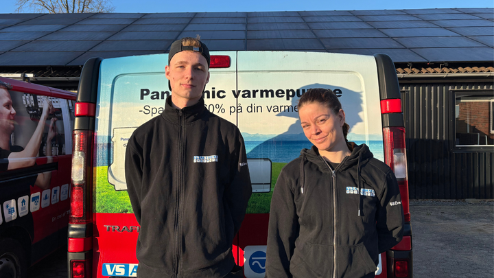 Jeppe Monberg Nordstrøm Hansen og Mia Laursen