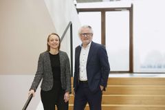 Fra venstre: Group CFO, Christina Nielsen og Group CEO, Peter Giørtz-Carlsen