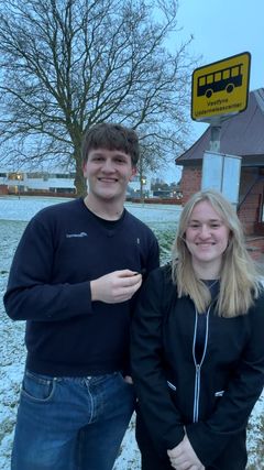 Nicola Pavlov, næstformand i Assens Ungeråd og Isabella Stjernholm, formand for Assens Ungeråd.